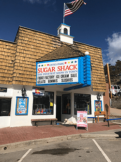 estes park sugar shack sign